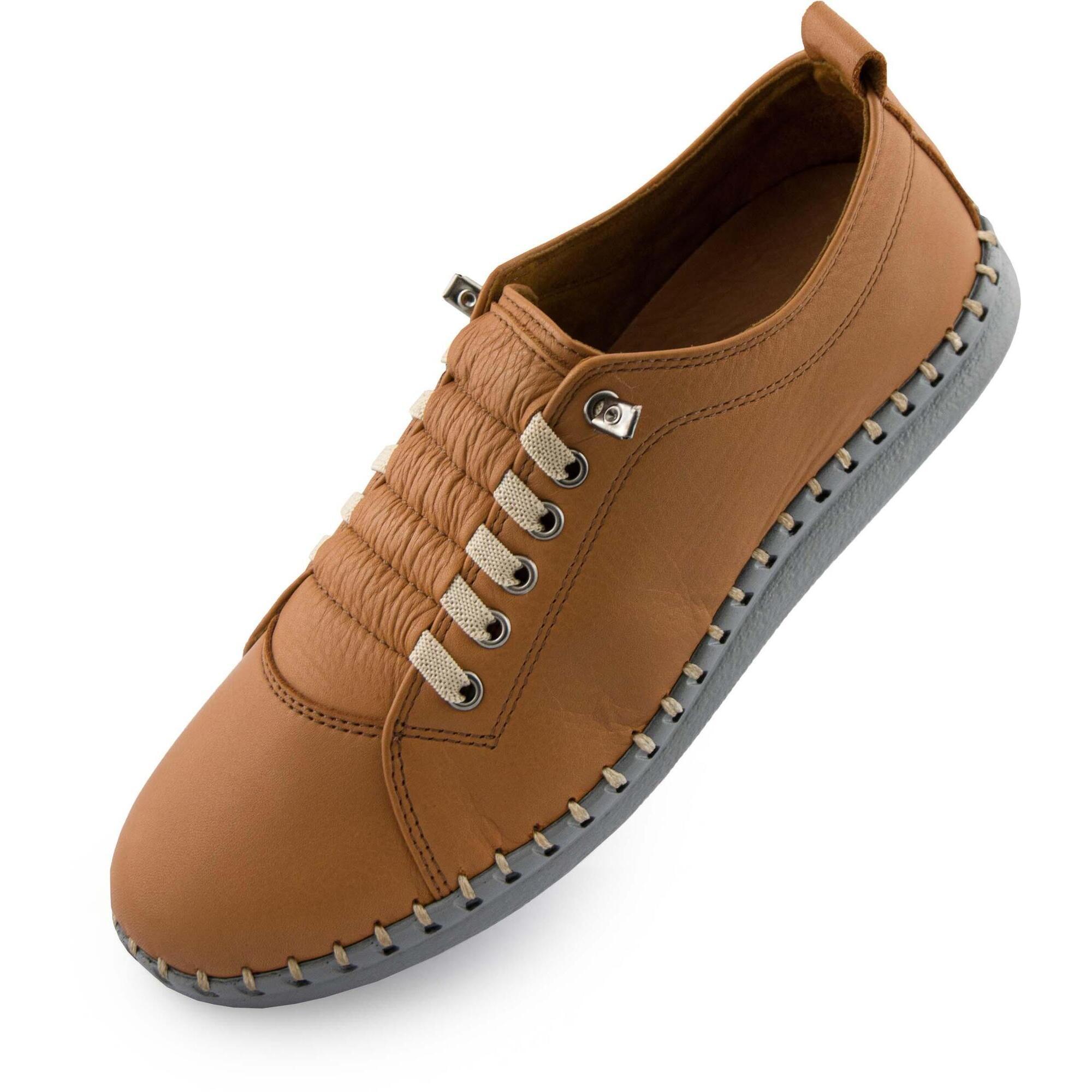 Eleganckie skórzane buty damskie Nell M6019 Lion - Rozmiar 39