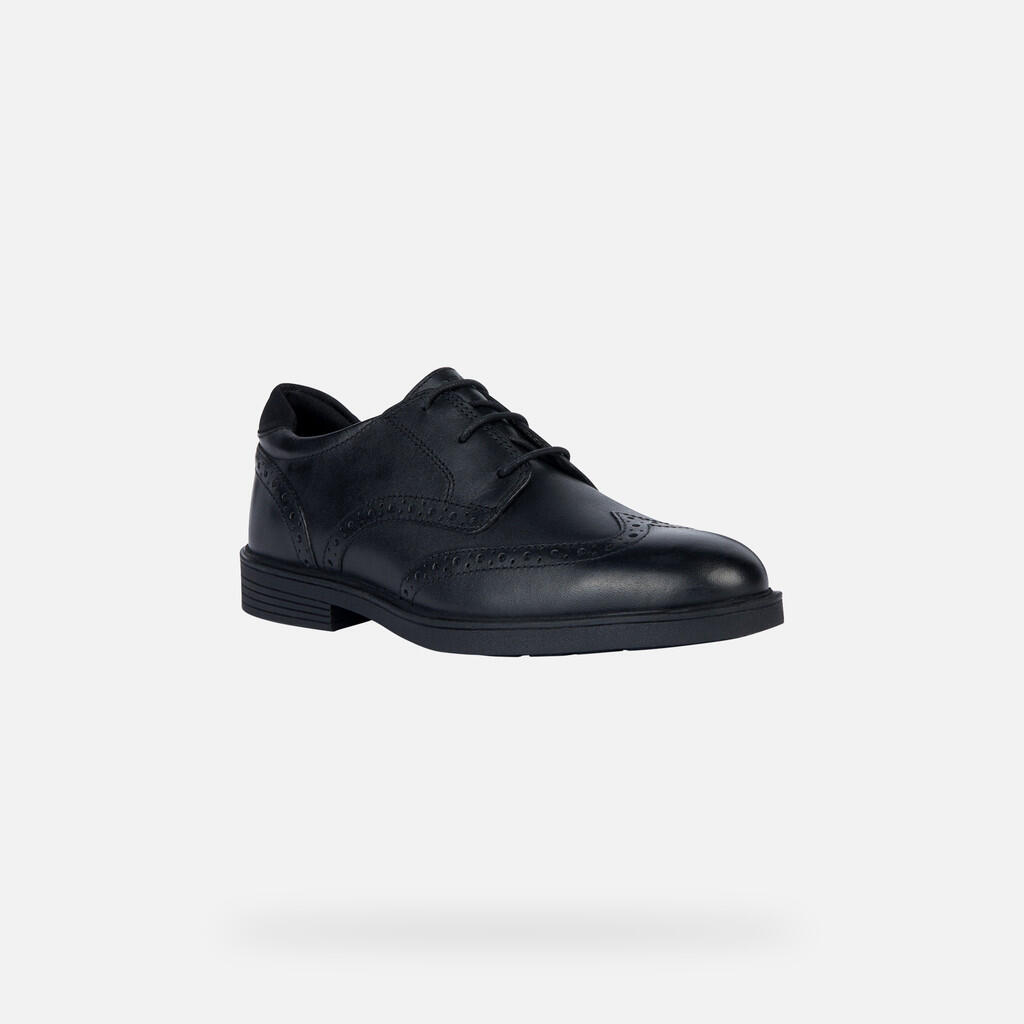 Chaussures Pour Uniforme Garçon J ZHEENO BOY Noir 4/7