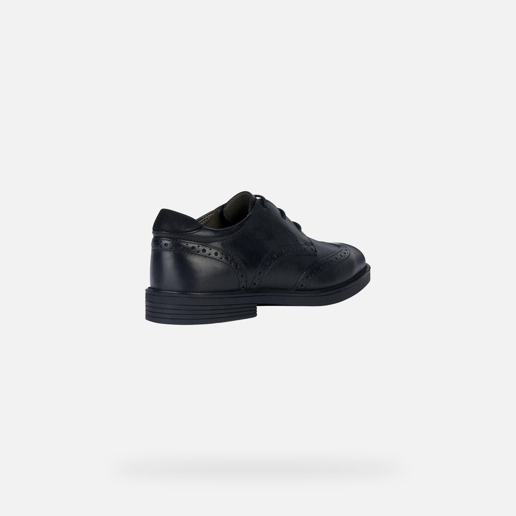 Chaussures Pour Uniforme Garçon J ZHEENO BOY Noir 6/7
