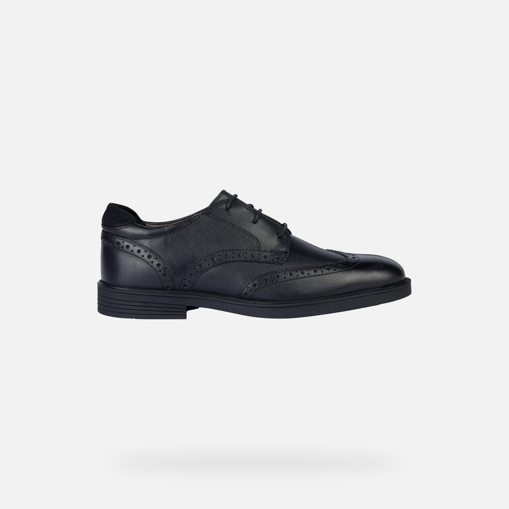 Chaussures Pour Uniforme Garçon J ZHEENO BOY Noir 2/7
