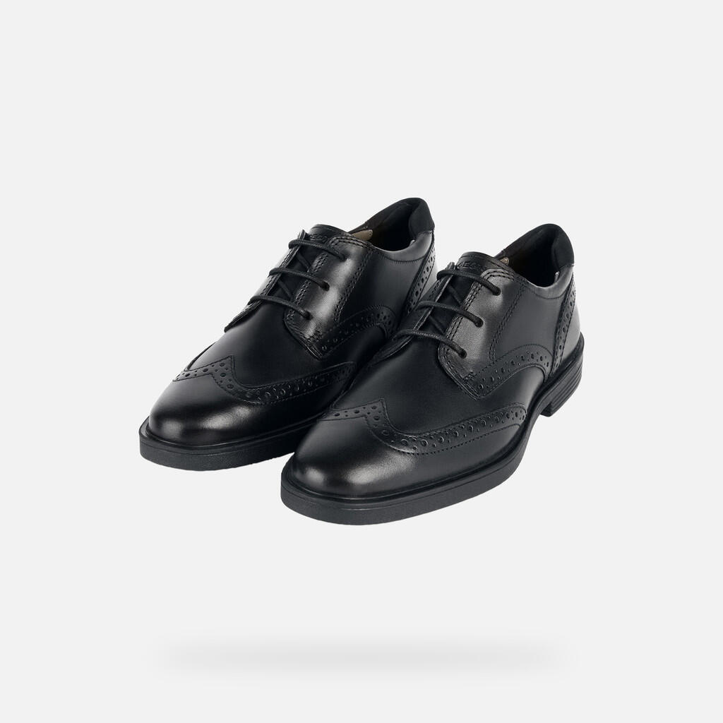 Chaussures Pour Uniforme Garçon J ZHEENO BOY Noir 3/7