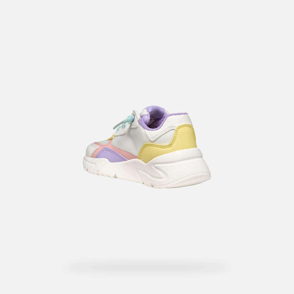 Baskets Fille J LOFTUS GIRL Blanc/Multicolore 5/7