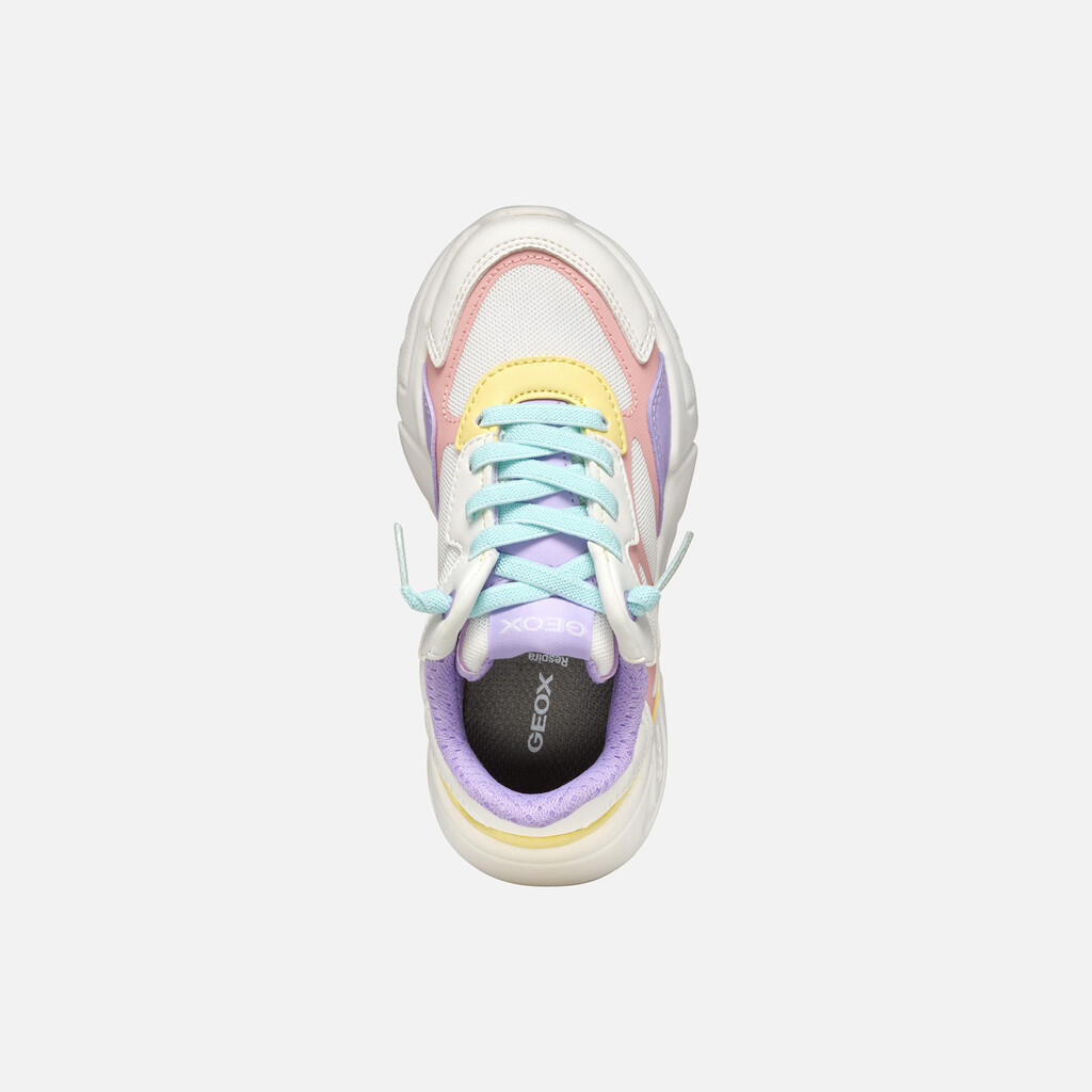 Baskets Fille J LOFTUS GIRL Blanc/Multicolore 7/7
