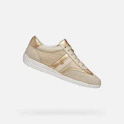 Baskets Femme MYRIA WOMAN Or Clair/Beige Clair