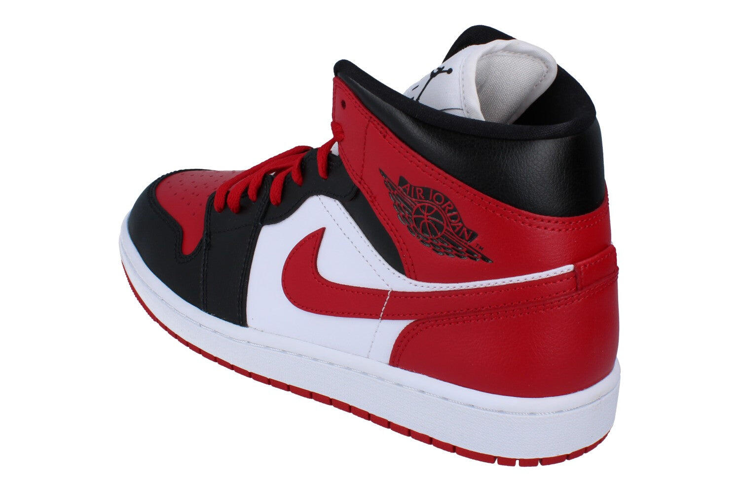 Air Jordan 1 Mid White Bred Toe - Taille : 42.5 EU 2/5