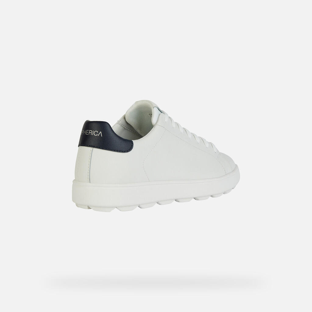 Baskets Homme U SPHERICA ECUB-1 Blanc/Bleu Marine 7/7