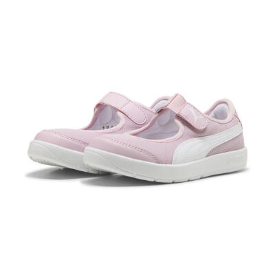 Zapatillas Courtflex v3 Lina V Niños PUMA Rose Mauve White Pink