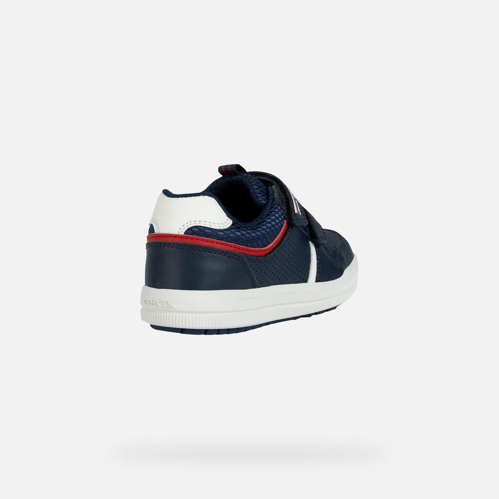 Baskets Garçon J ARZACH BOY Bleu Marine/Rouge 5/7