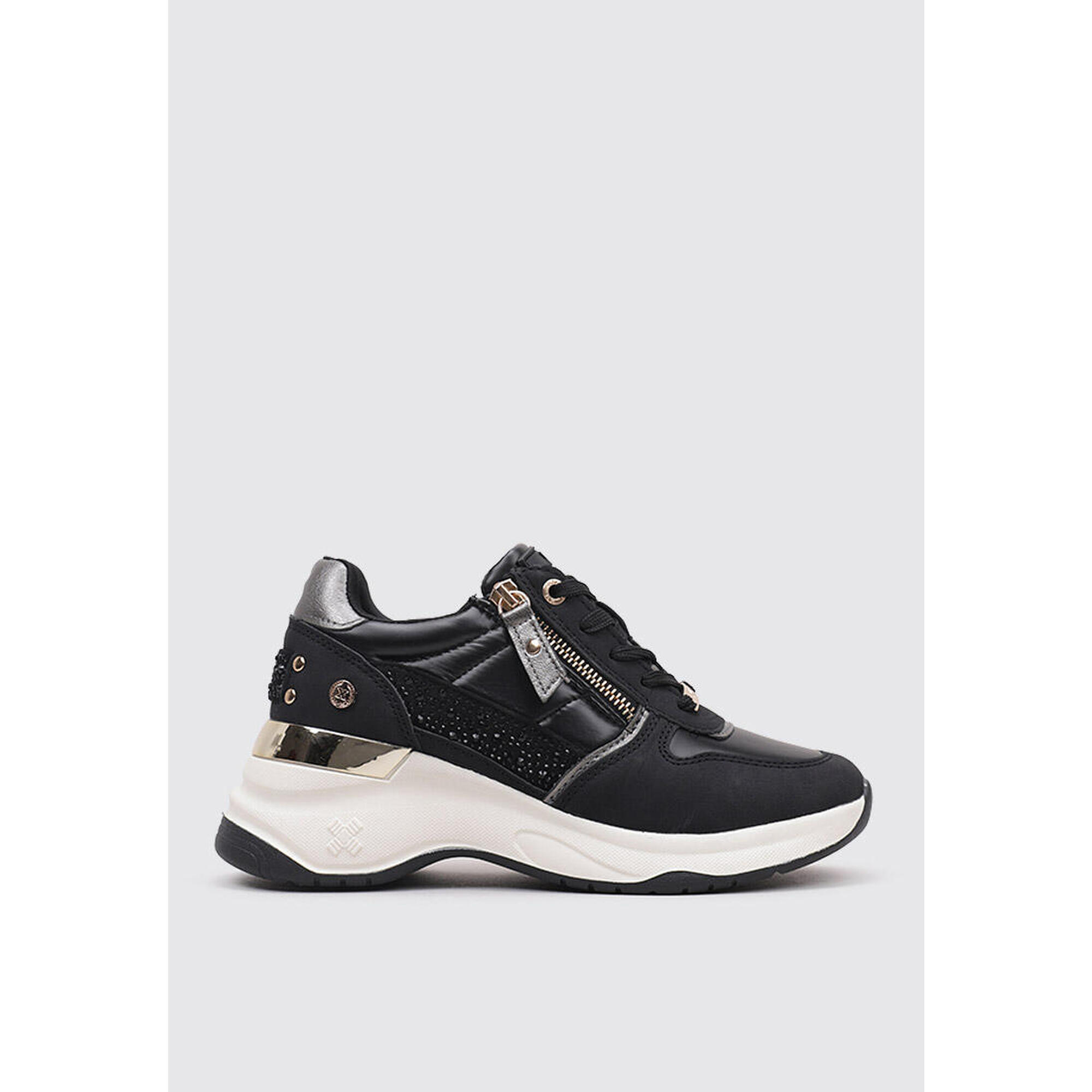 Xti - Chaussure De Randonnée Baskets Femme Xti 143065 Noi - Baskets - Noir - Decathlon