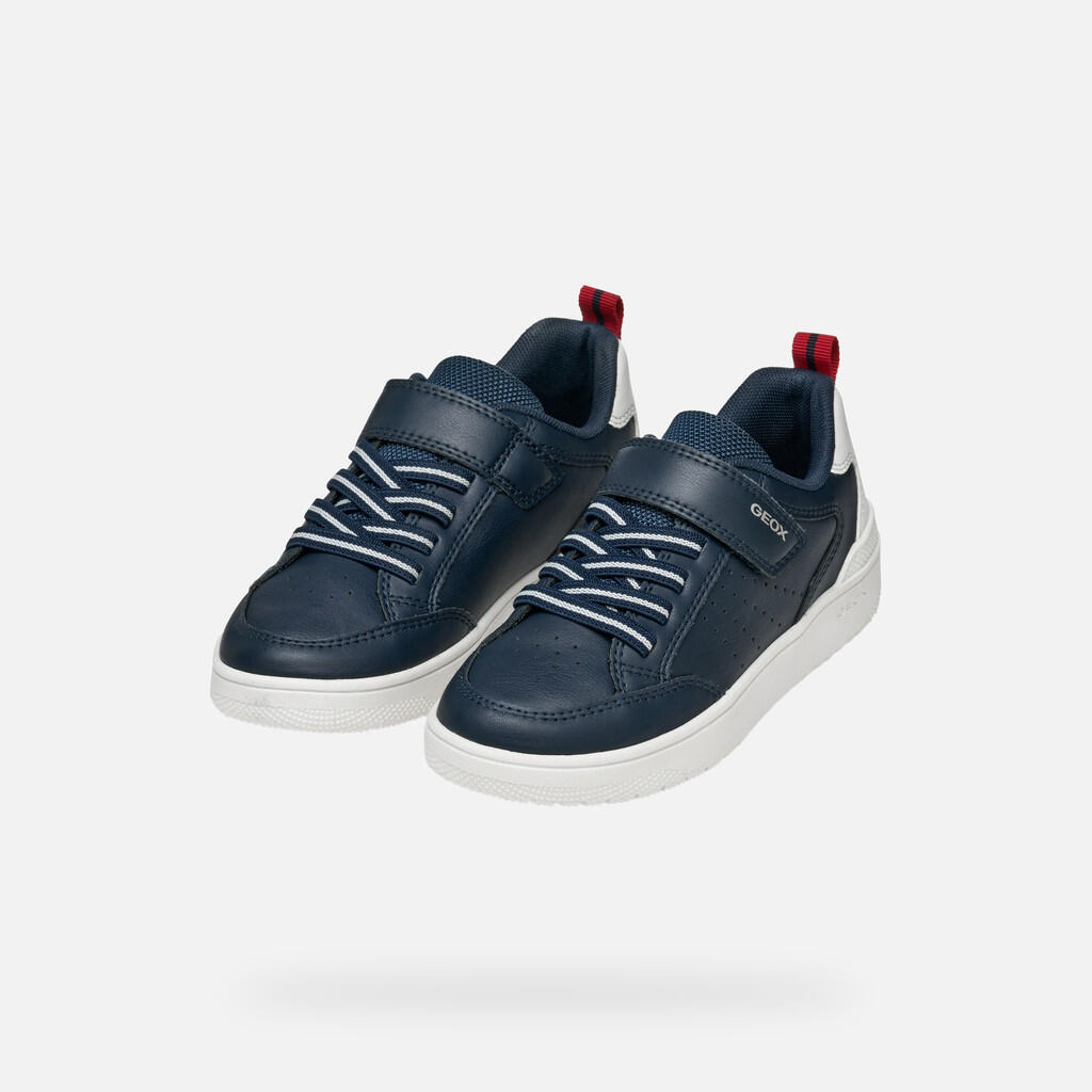 Baskets Garçon WASHIBA BOY Bleu Marine/Blanc 3/7