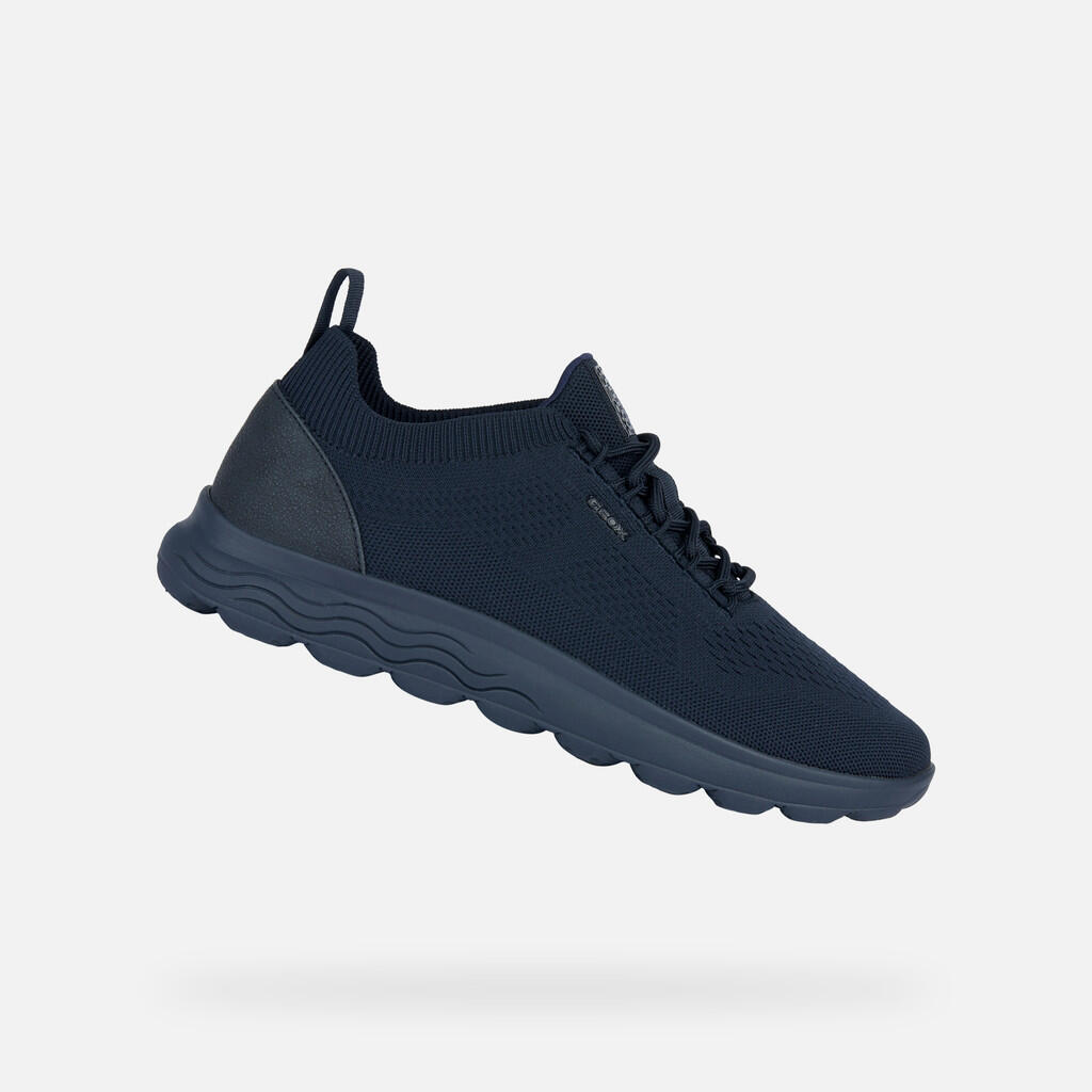 Geox - Baskets Homme Spherica Man Bleu Marine/bleu Aviateur Foncé - Baskets - Bleu - 42 - Decathlon