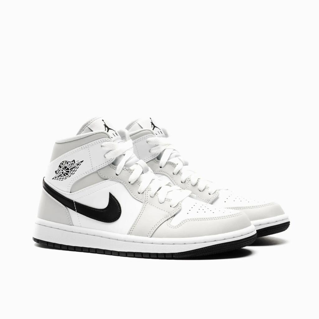 Shoes  1 Mid White Light Smoke Grey