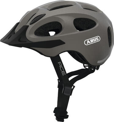 Kinderhelm voor jeugd "youn-i ace". grijs