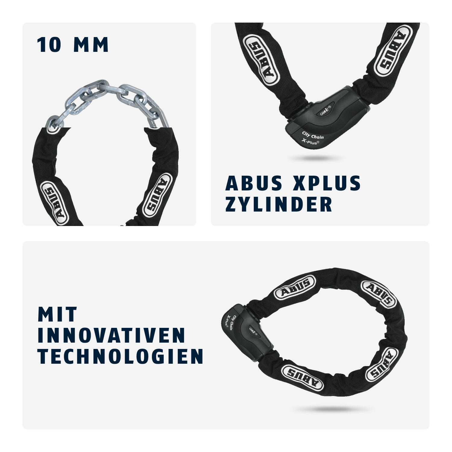 Antivol De Chaîne Granit Citychain Xplus 1060/85 2/4