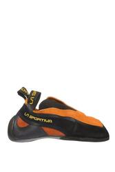 Chausson d’escalade La Sportiva Cobra orange — Vibram XS Grip2 3,5 mm, cuir P3