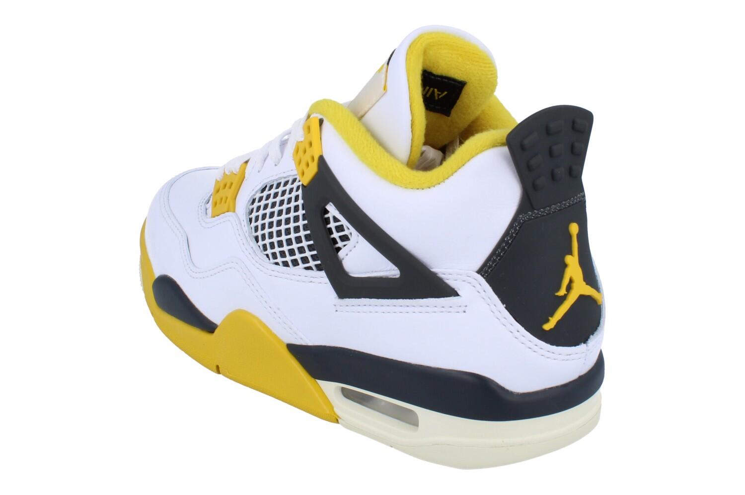 Air Jordan 4 Retro Vivid Sulfur AQ9129 101 36 Giallo 2/6