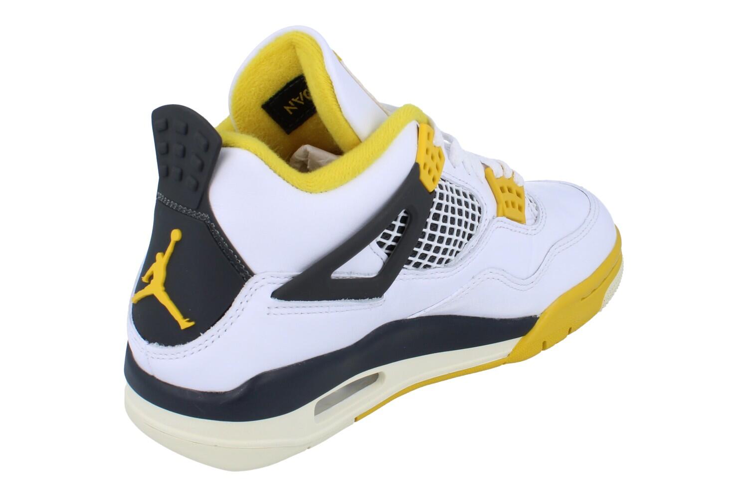 Air Jordan 4 Retro Vivid Sulfur AQ9129 101 36 Giallo 3/6