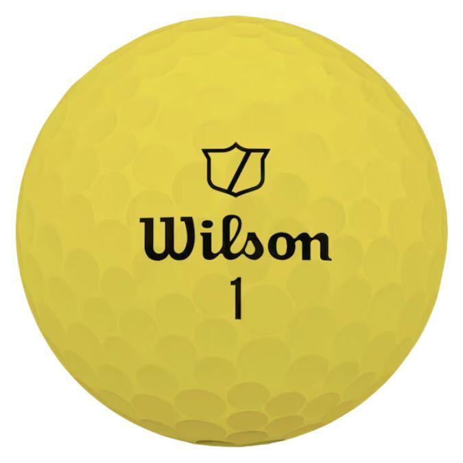 Wilson Duo Zachte Golfballen Geel 4/4