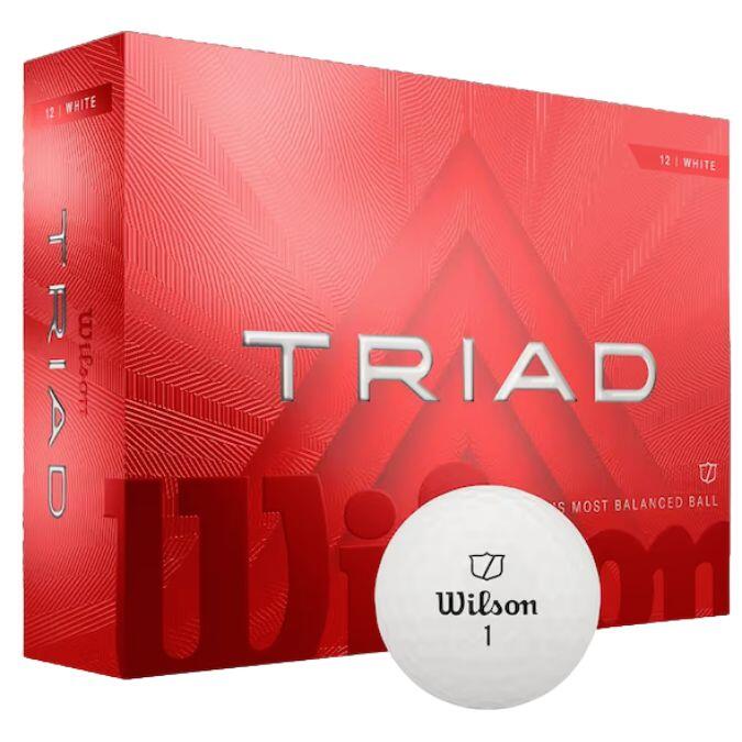 WILSON STAFF Wilson Staff Triad 3-delig Golfballen Wit