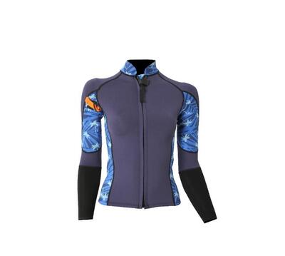 2/2 optimizer frontzip neotop - lange kust damespak