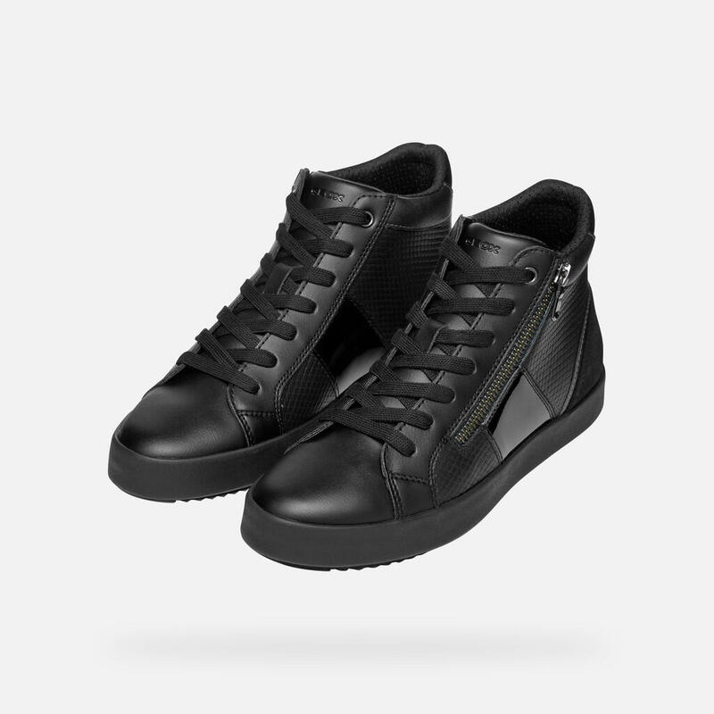 Baskets Femme Baskets Geox D BLOMIEE Noir Noir Geox