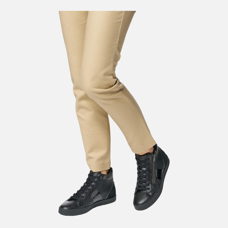 Baskets Femme Baskets Geox D BLOMIEE Noir Noir Geox