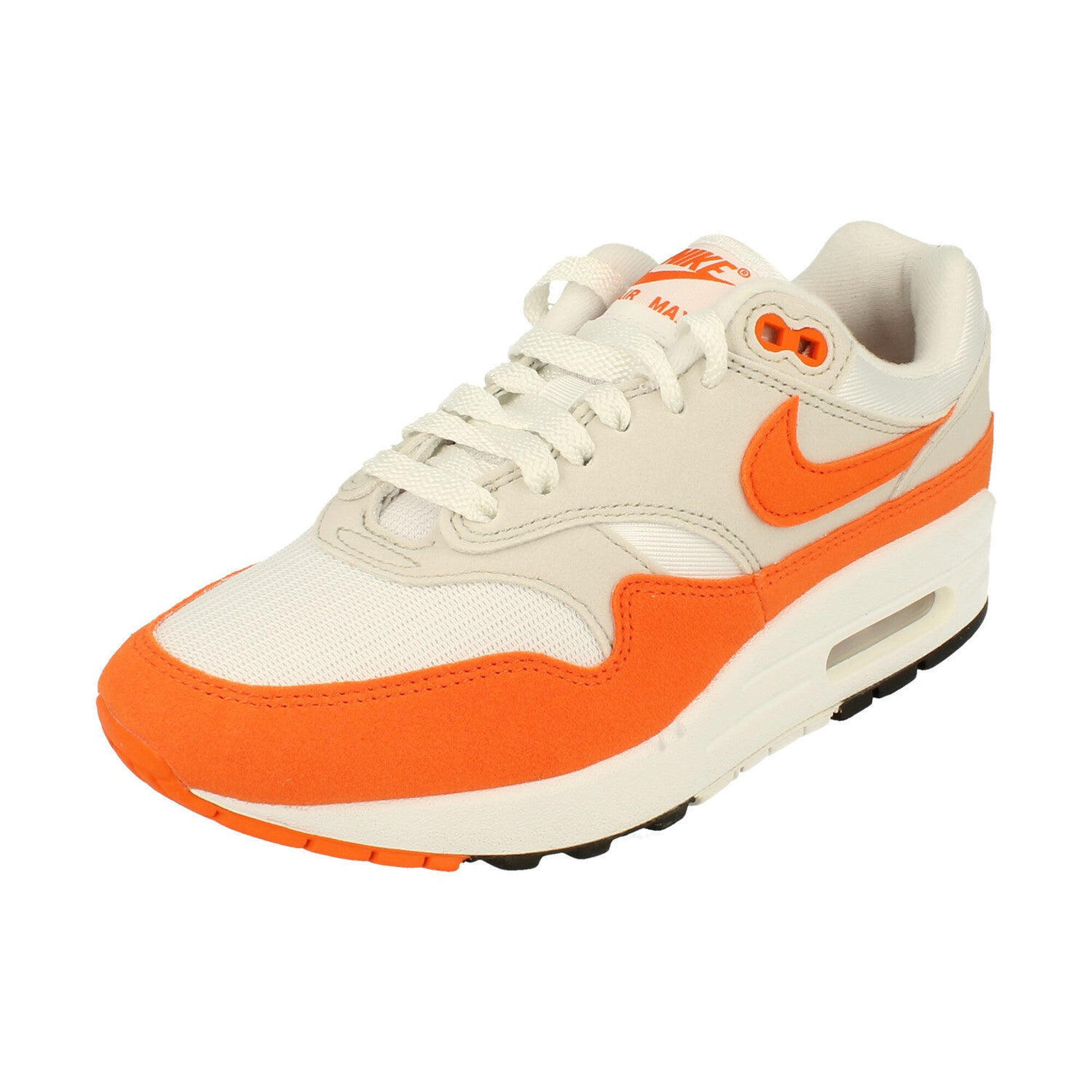 Nike - Sneakers Nike Air Max 1 Blanc / Orange - Baskets - Blanc|orange - Decathlon