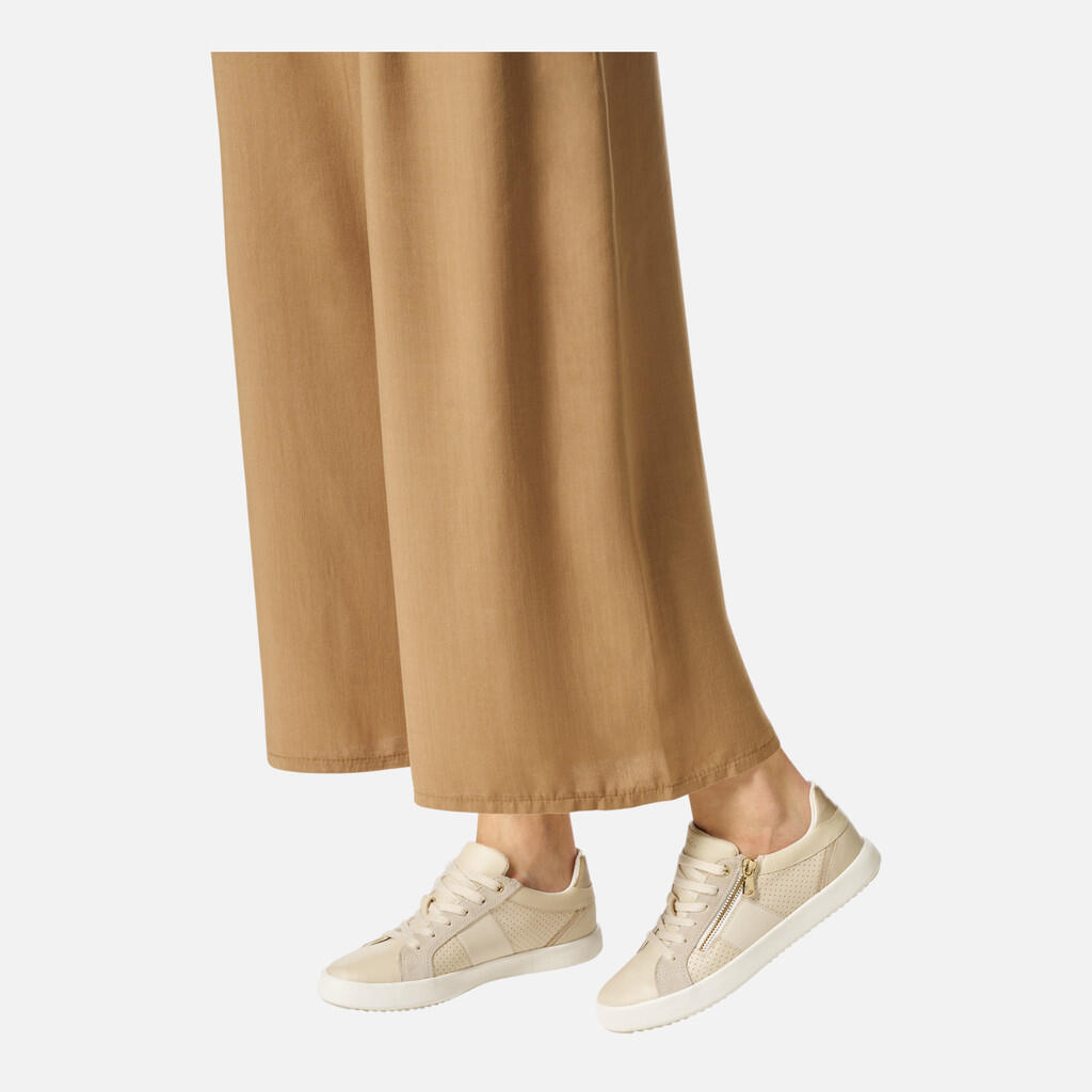 Baskets Femme BLOMIEE WOMAN Blanc Cassé/Beige Clair 3/7