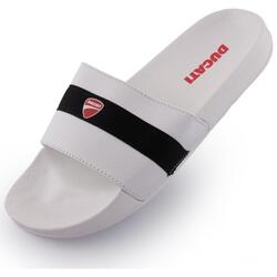 Ducati Pantoufles Unisex Blanches et Noires 42 - Confort et Style