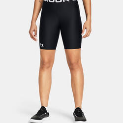 Short long Under Armour HeatGear® Cycliste pour femme Noir