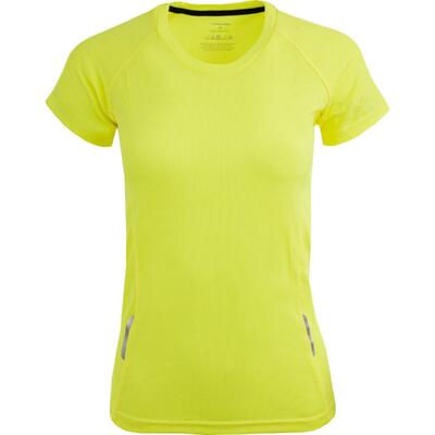 Damska żółta koszulka sportowa 2XL - Oddychająca i Szybkoschnąca