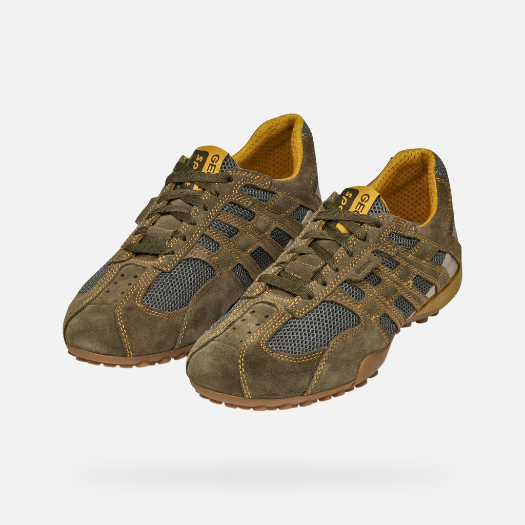 Baskets Homme SNAKE ORIGINAL MAN Vert Militaire/Gris Foncé 4/7