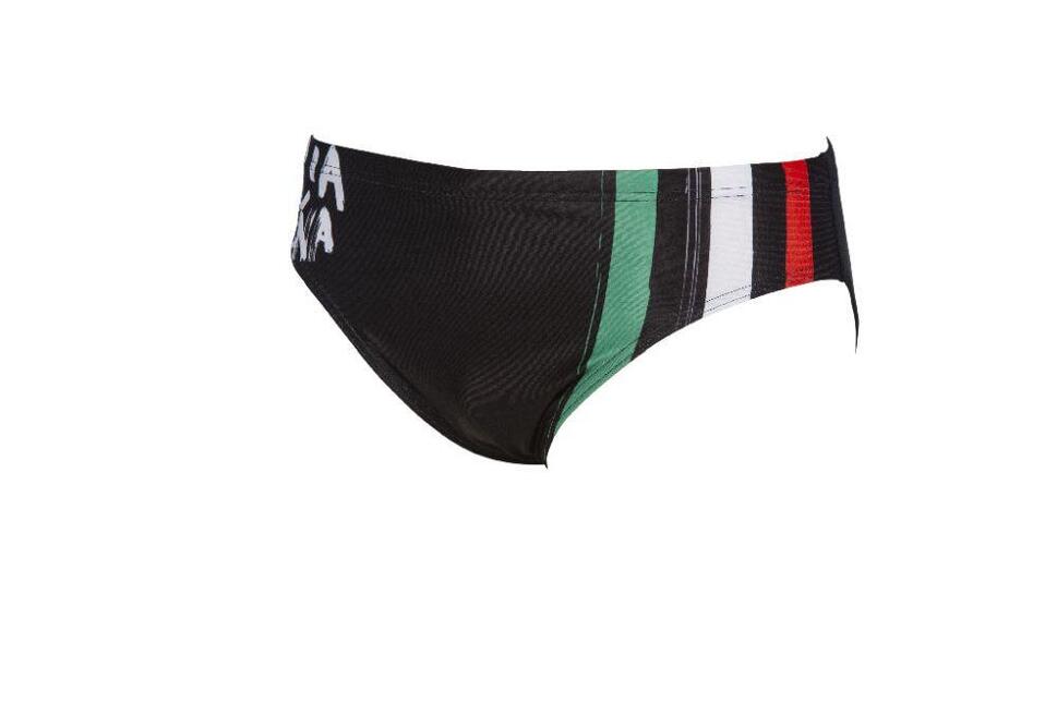 Kąpielówki slipy męskie na basen Arena Country Brief Italy Flag