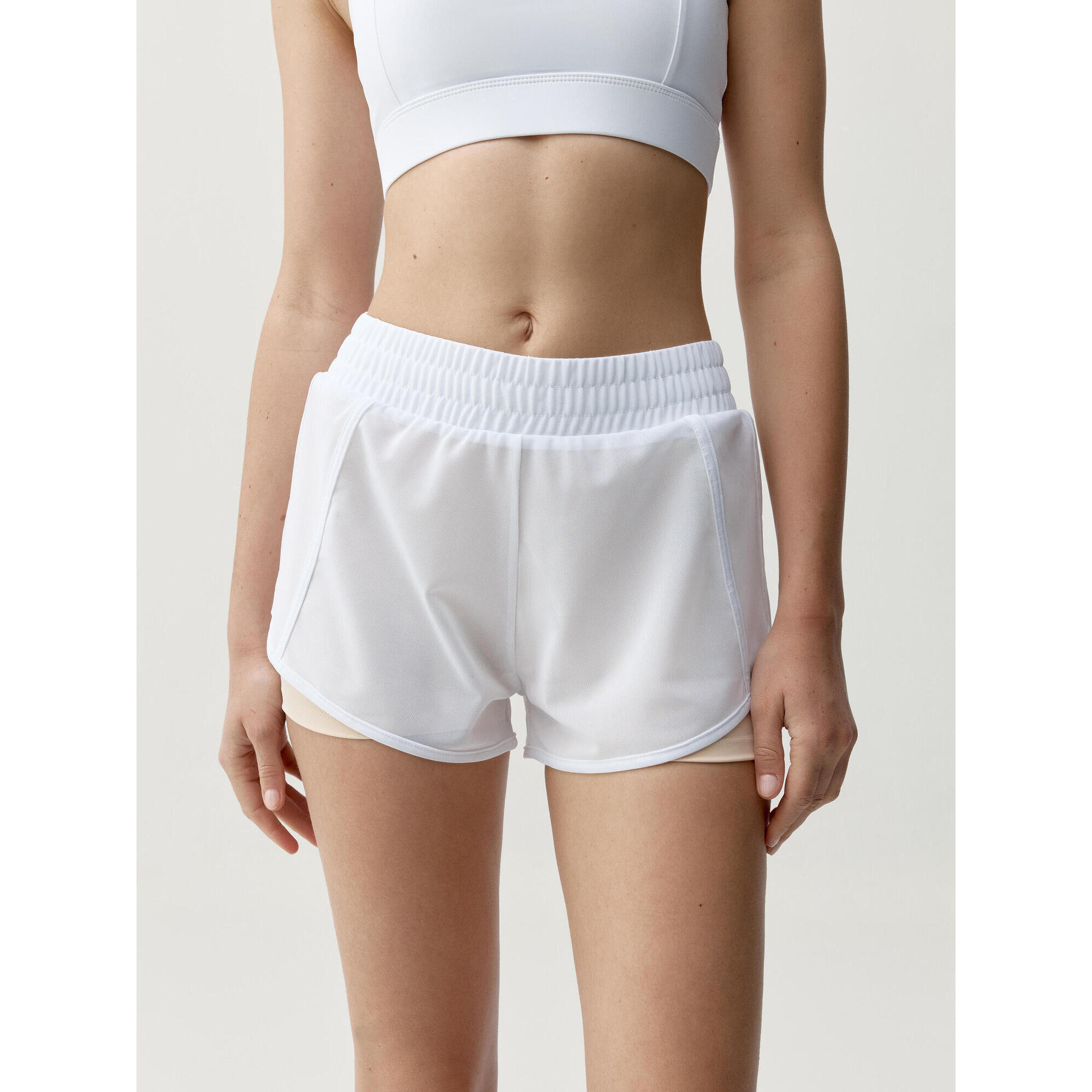 Born Living Yoga - Padma 2.0 Born Living Yoga Short Pour Femme - Short - Blanc - Decathlon