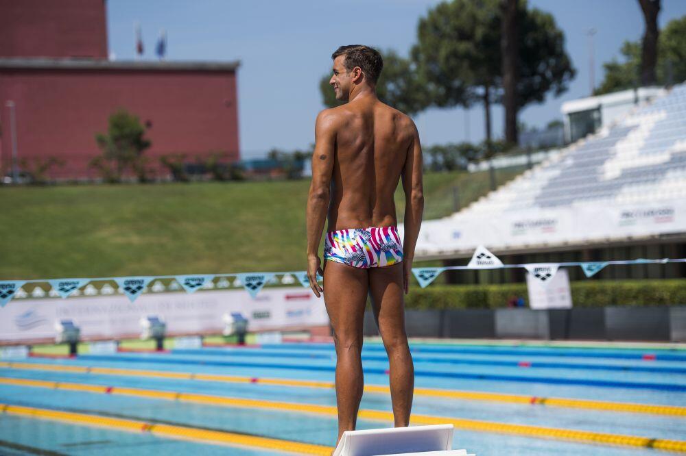 Kąpielówki slipy męskie na basen Arena Crazy Zebras Brief 6/7