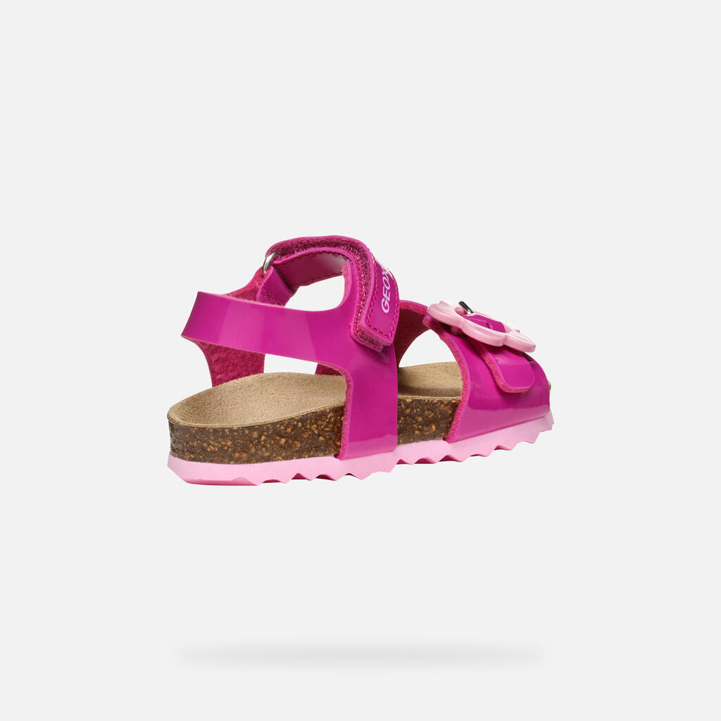 Sandały GEOX B SANDAL CHALKI GIRL Rose 6/7