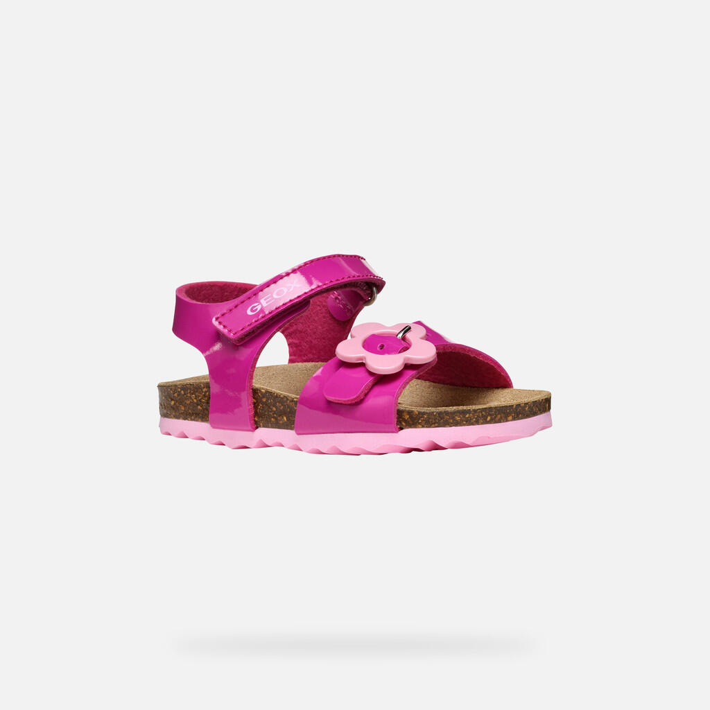 Sandały GEOX B SANDAL CHALKI GIRL Rose 4/7