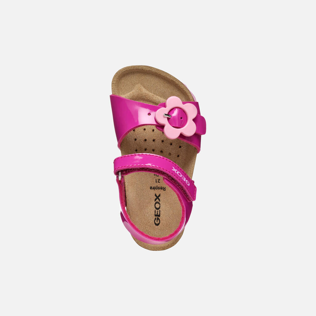 Sandały GEOX B SANDAL CHALKI GIRL Rose 7/7