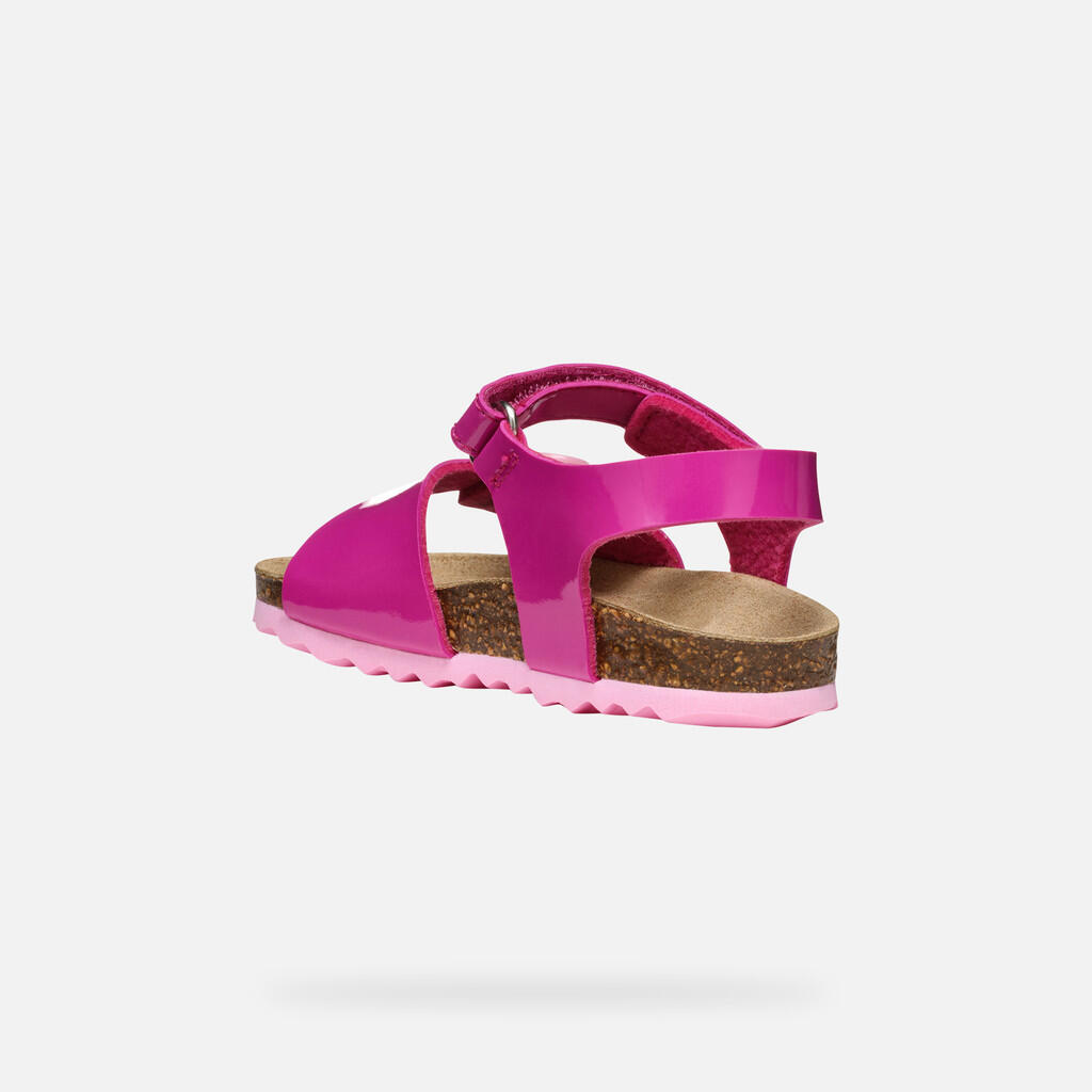 Sandały GEOX B SANDAL CHALKI GIRL Rose 5/7