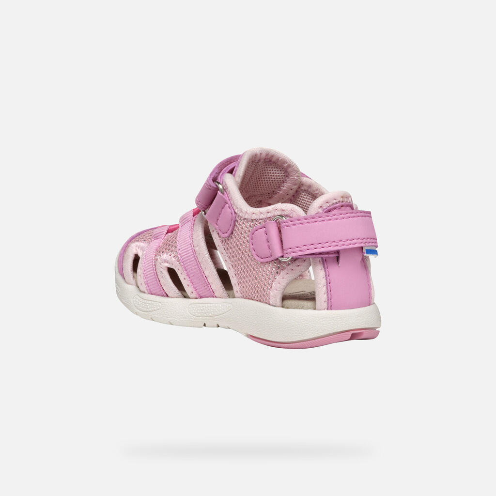 Sandales Bébé Fille B SANDAL MULTY GIRL Rose Foncé 5/7