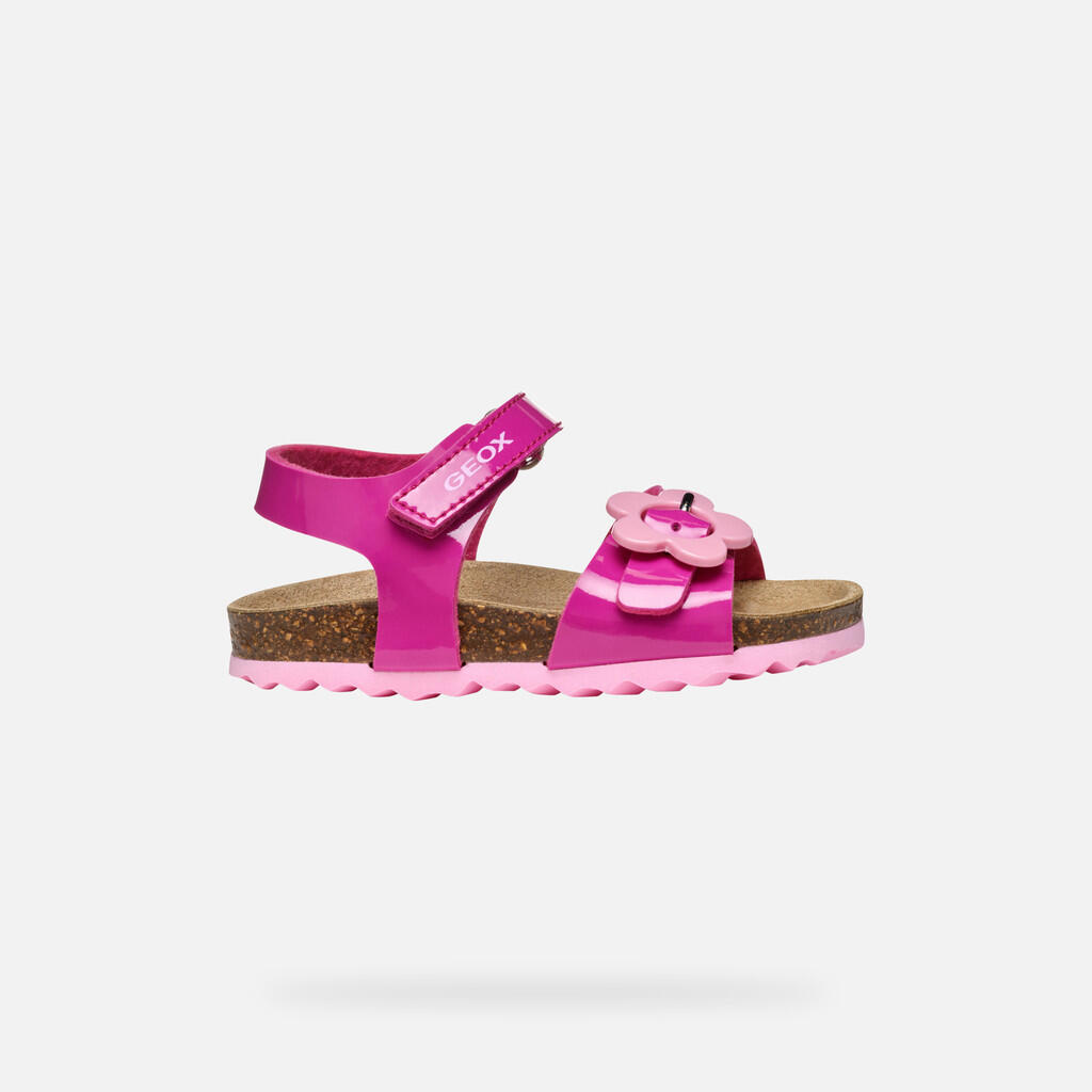 Sandały GEOX B SANDAL CHALKI GIRL Rose 2/7