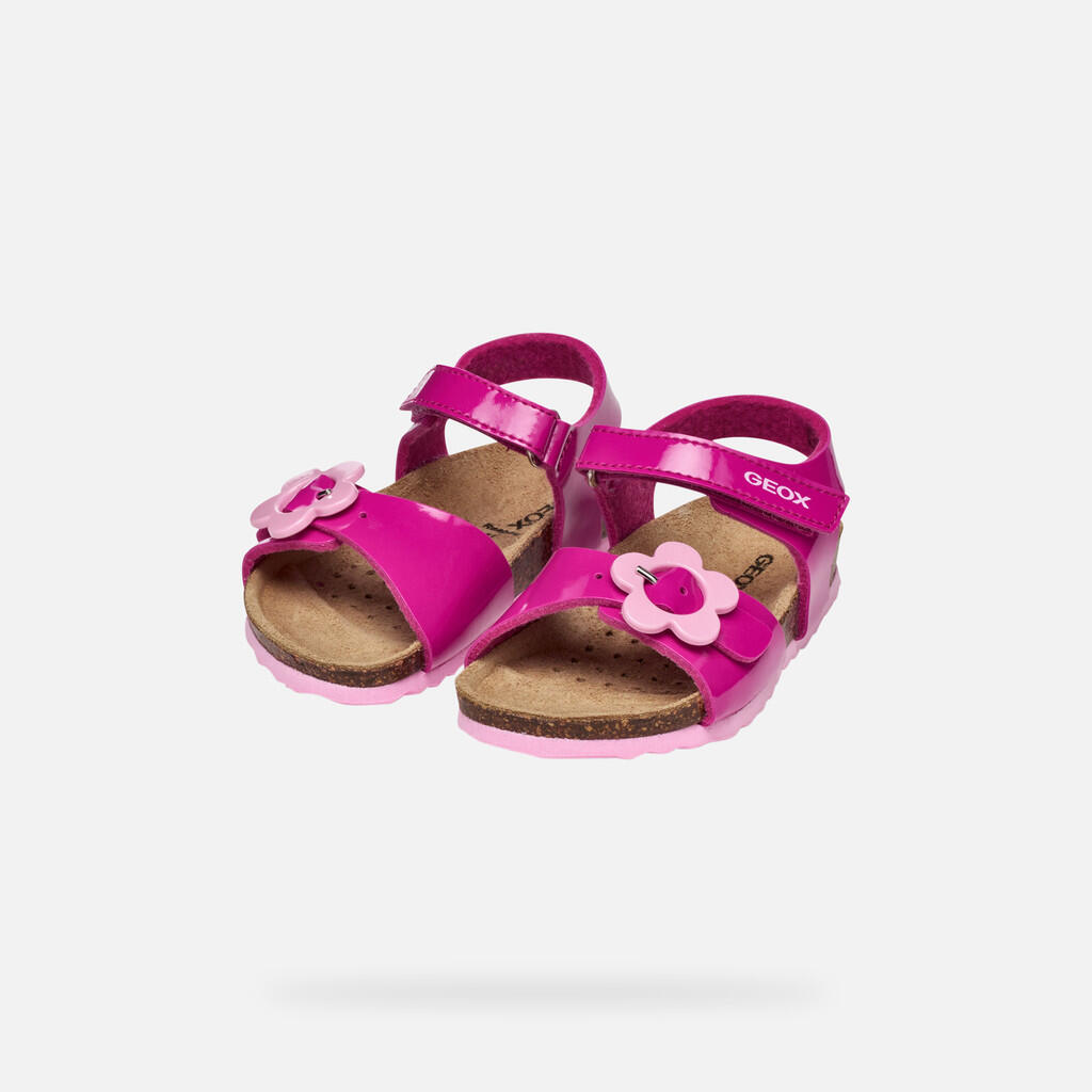 Sandały GEOX B SANDAL CHALKI GIRL Rose 3/7
