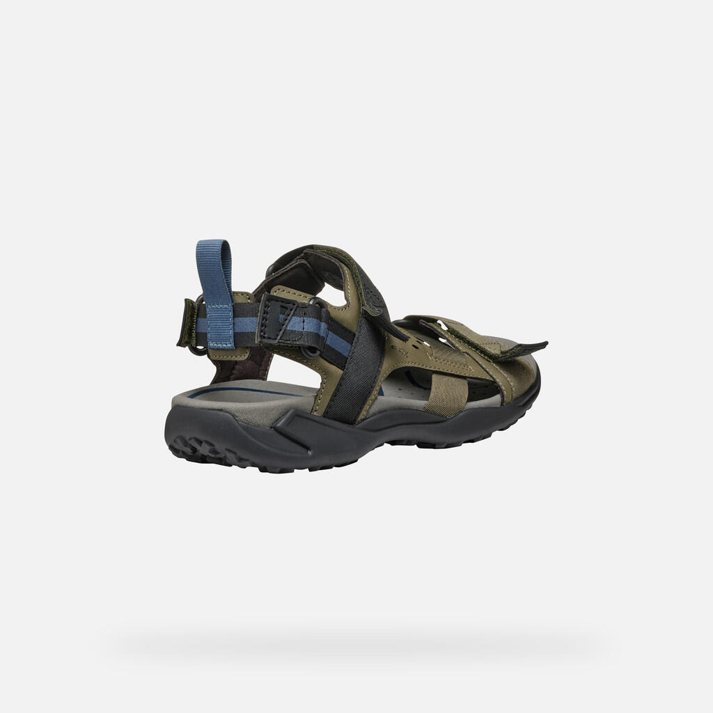 Sandales Homme U TERRENO + GRIP Vert Militaire 7/7