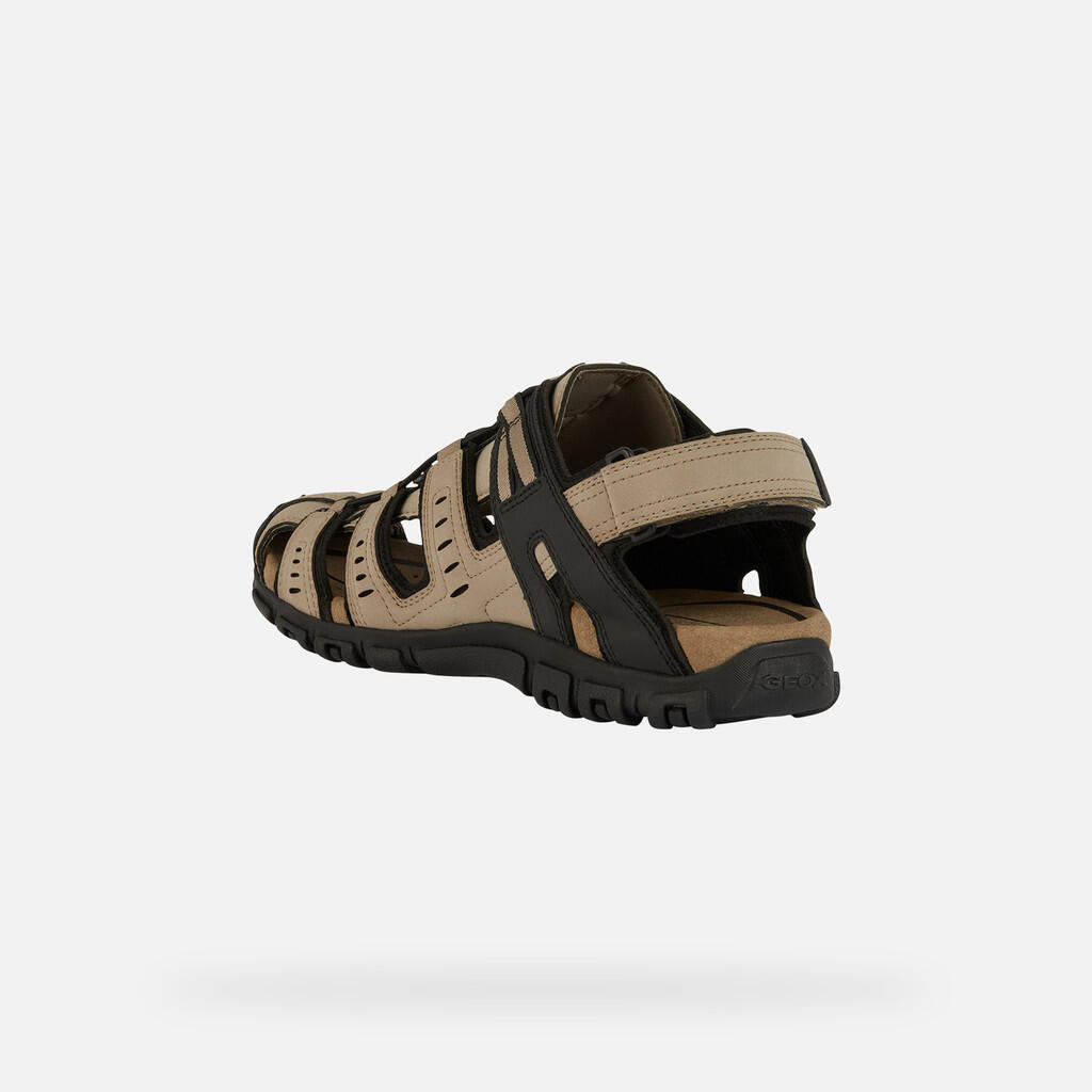 Sandales Homme UOMO SANDAL STRADA Taupe Clair 6/7