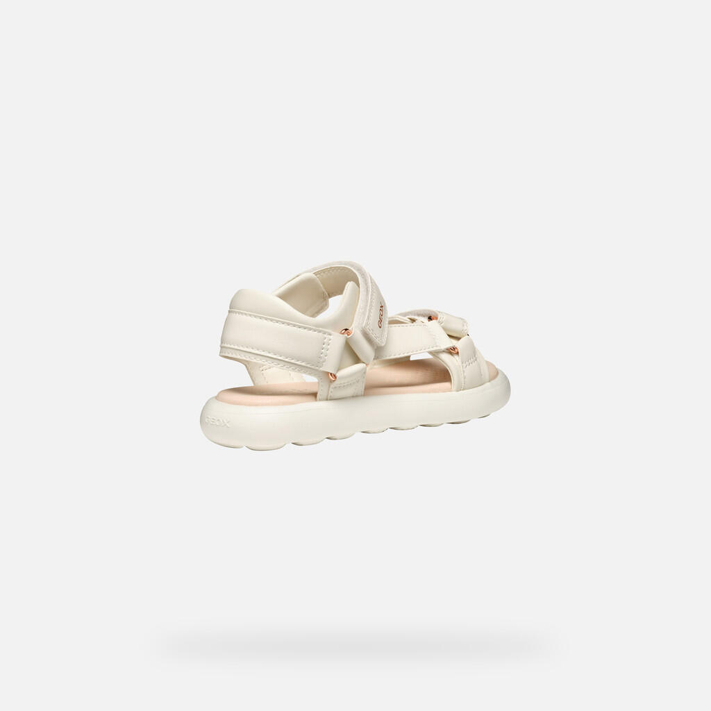 Geox Modelo J Sandal Puffypop Gi Cor Bege 6/7