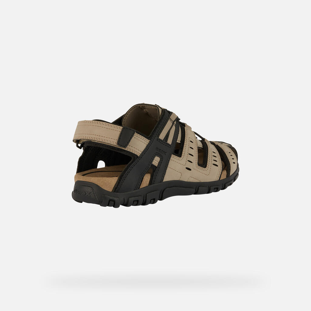 Sandales Homme UOMO SANDAL STRADA Taupe Clair 7/7