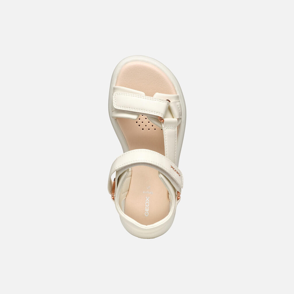 Geox Modelo J Sandal Puffypop Gi Cor Bege 7/7