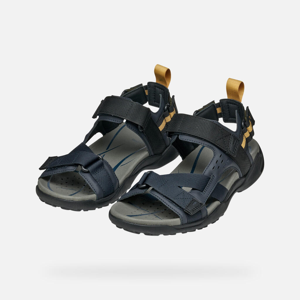 Sandales Homme U TERRENO + GRIP Bleu Marine 4/7