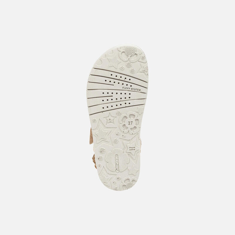 Sandales Fille J SANDAL COSTAREI GI Or