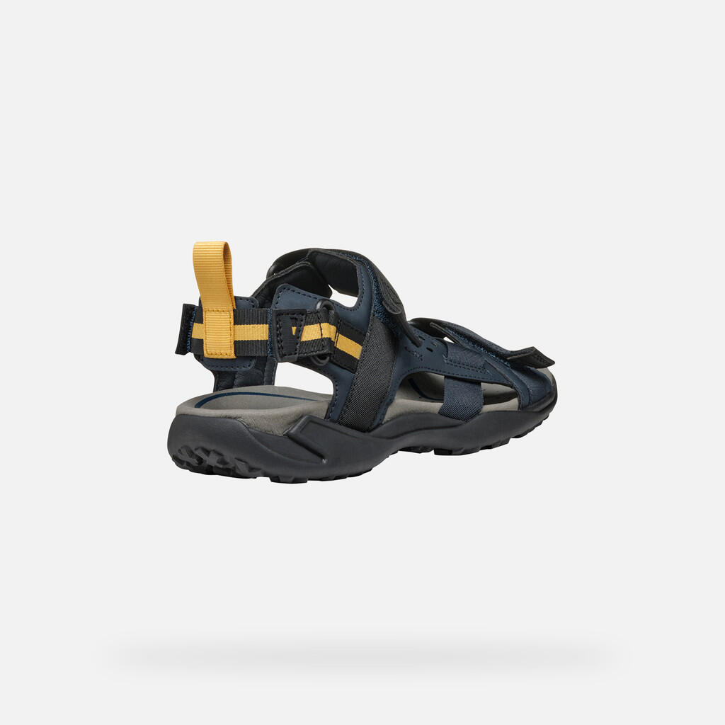 Sandales Homme U TERRENO + GRIP Bleu Marine 7/7